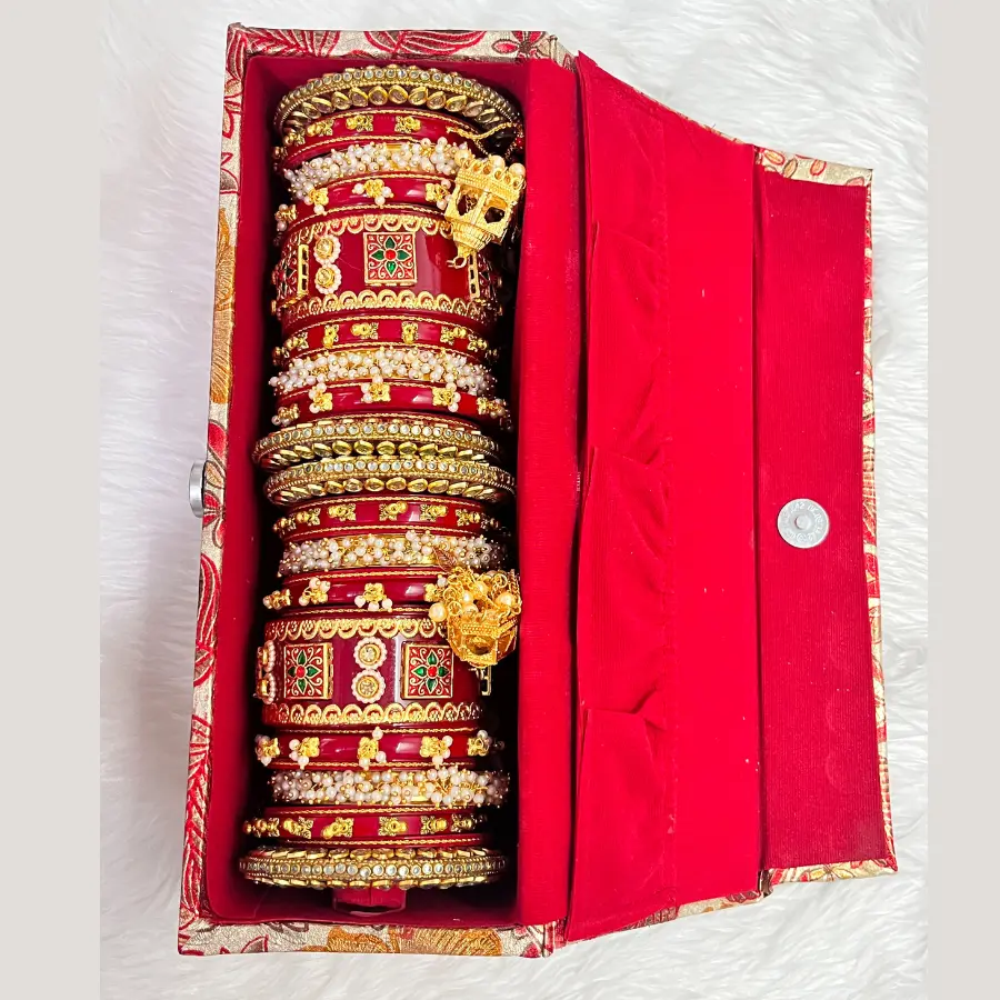 beautiful bridal chura with good packaging