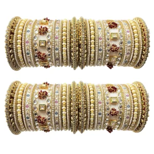 Nimrat Bridal White Chuda Bangle Set