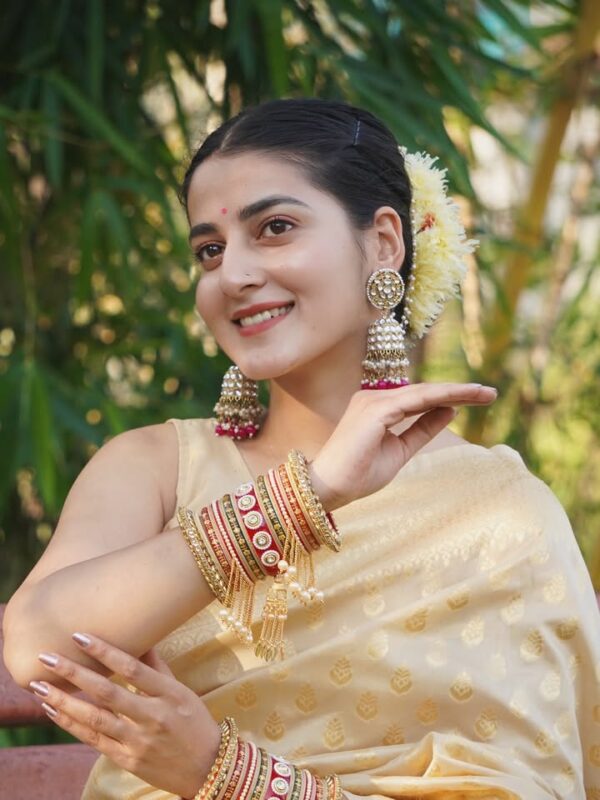 Rashi red chura set for wedding